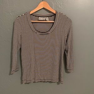 Chico’s: Long sleeve, stripe top